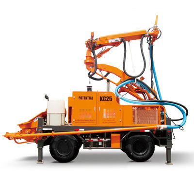 KC2512Wの具体的な噴霧装置、ロボティックショットクリートのマニピュレーターのディーゼル モーター力